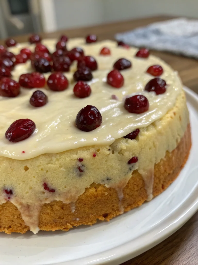 White Chocolate Cranberry Cake White Chocolate Cranberry Cake