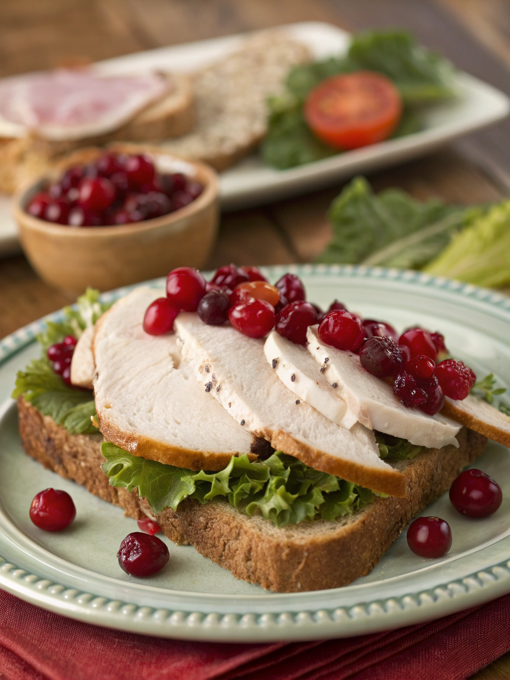 Cranberry Turkey Sandwich