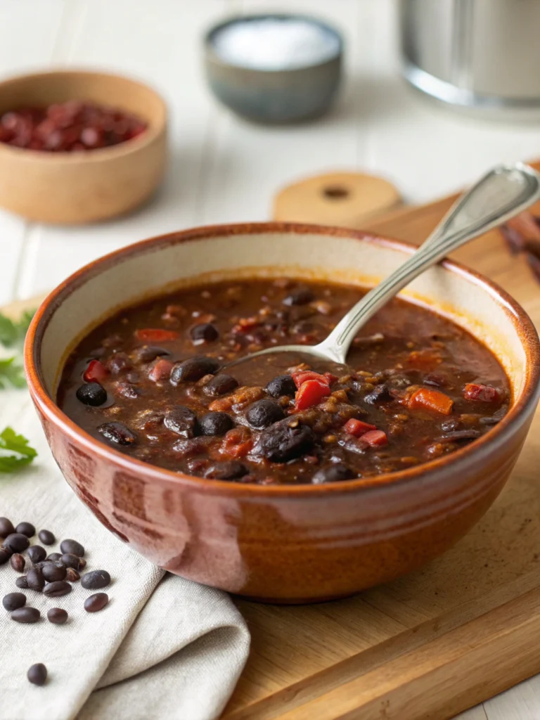 Spicy Black Bean Soup