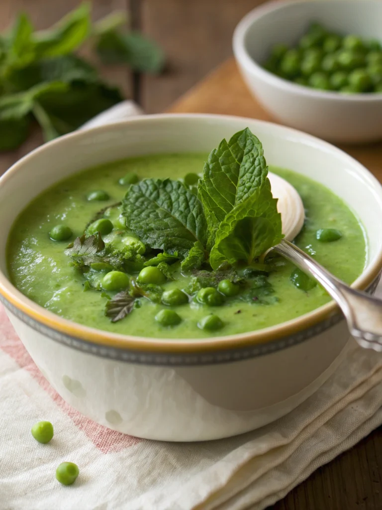 Green Pea & Mint Soup