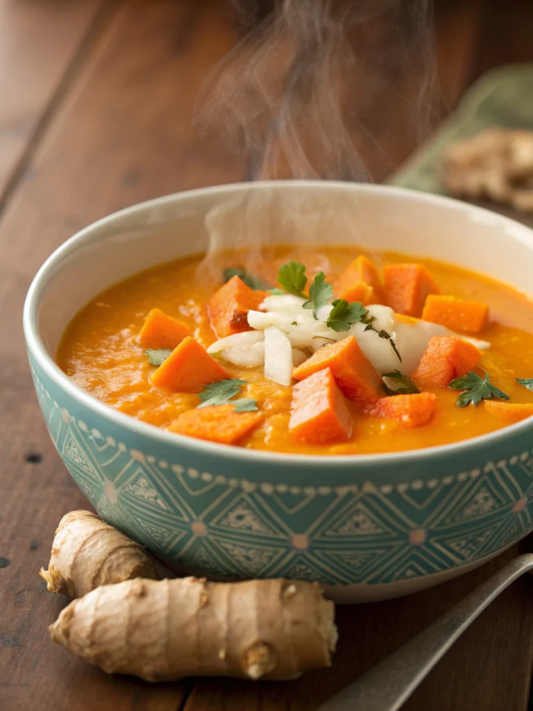Carrot Coconut Ginger Soup