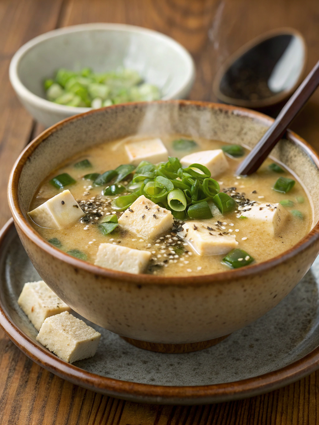 Miso Creamy Tofu Soup