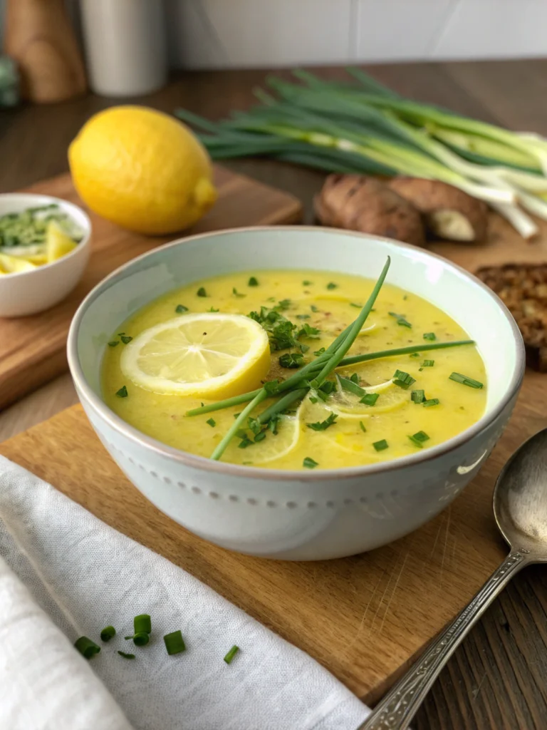 Lemony Leek & Potato Soup