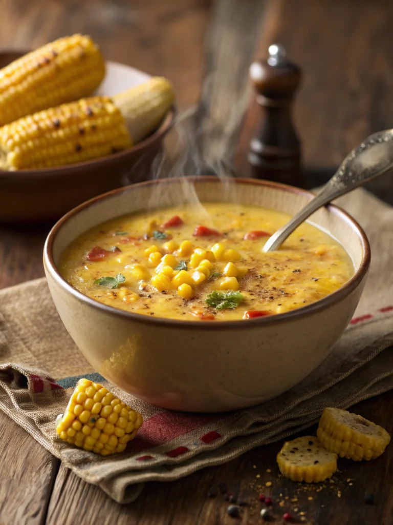 Fire-Roasted Corn Soup Fire-Roasted Corn Soup
