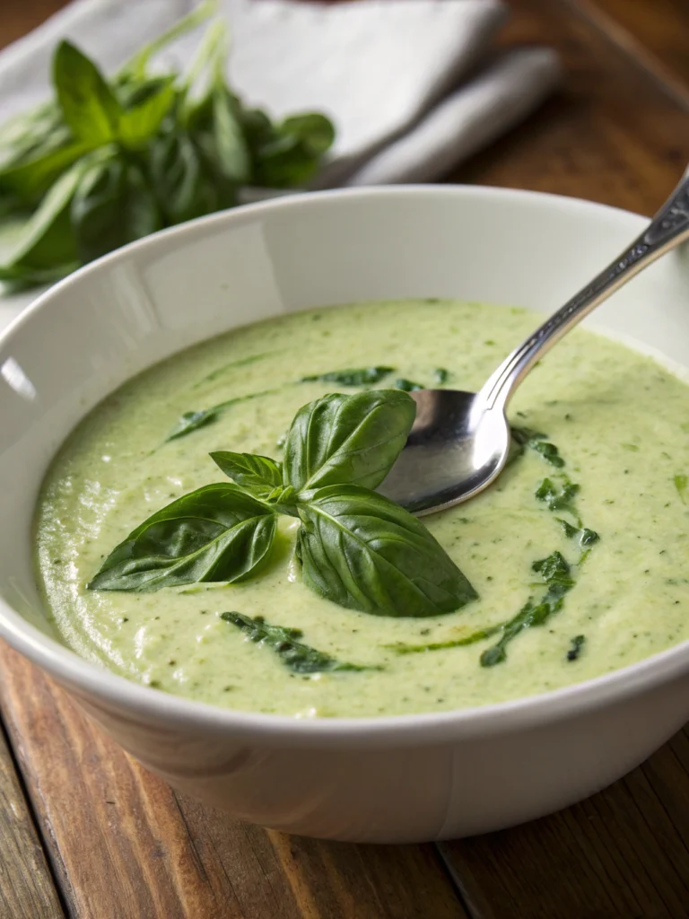 Creamy Zucchini Basil Soup Creamy Zucchini Basil Soup