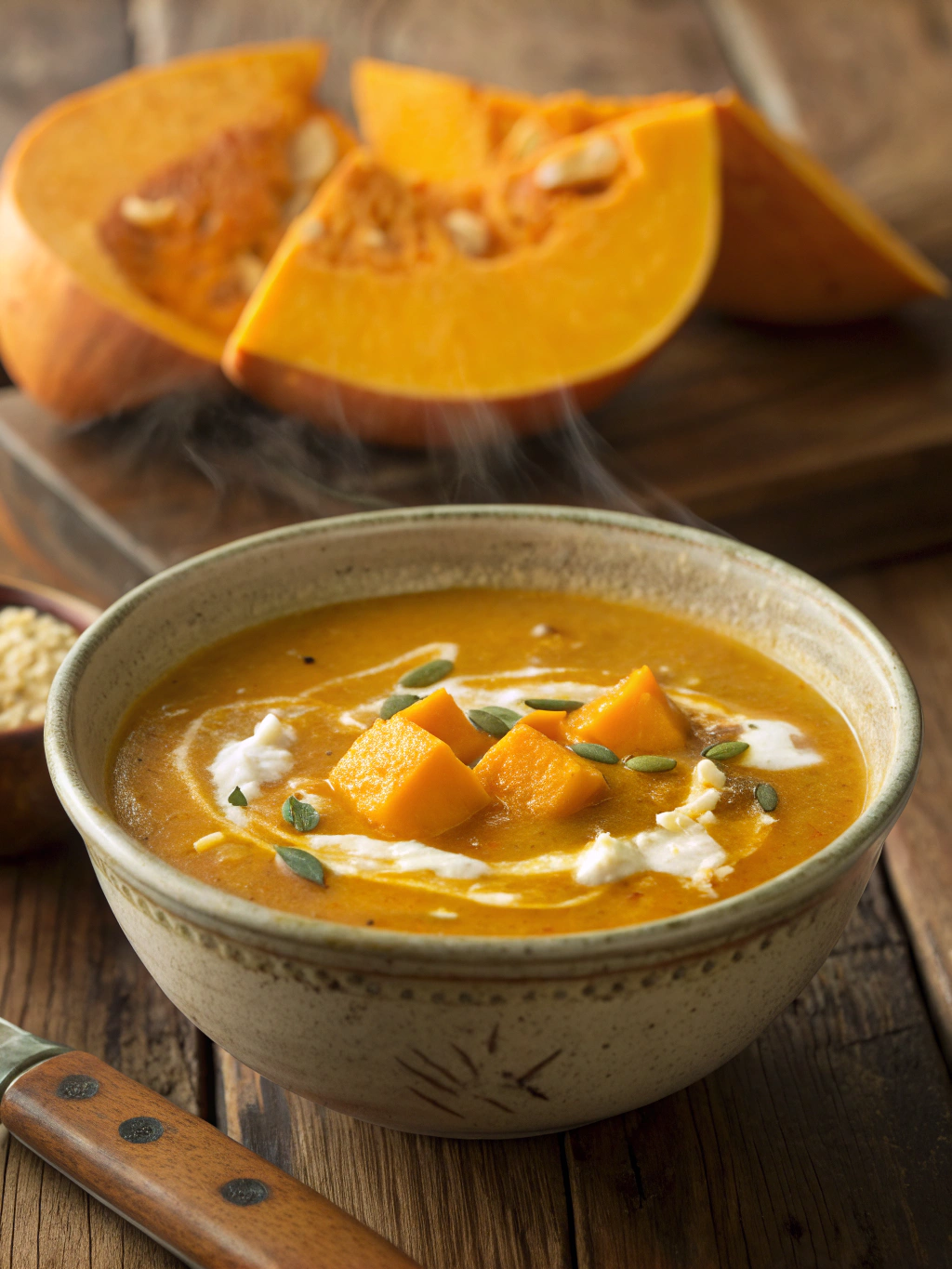 Curried Pumpkin Coconut Soup