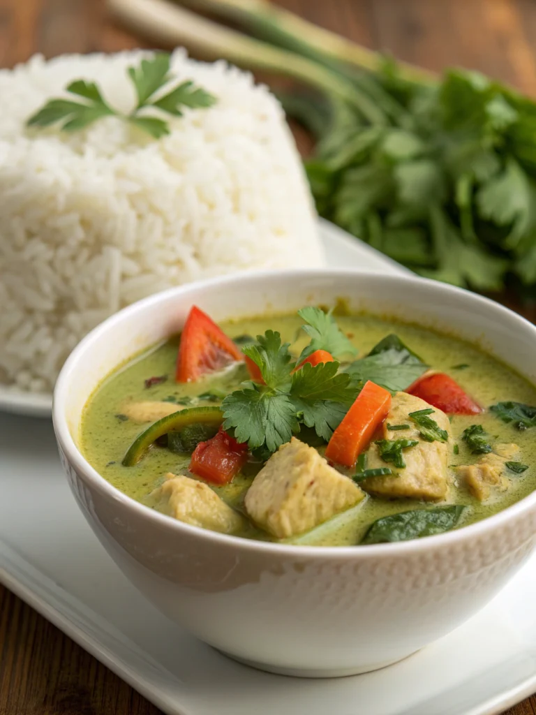 Thai Green Curry with Jasmine Rice Thai Green Curry with Jasmine Rice