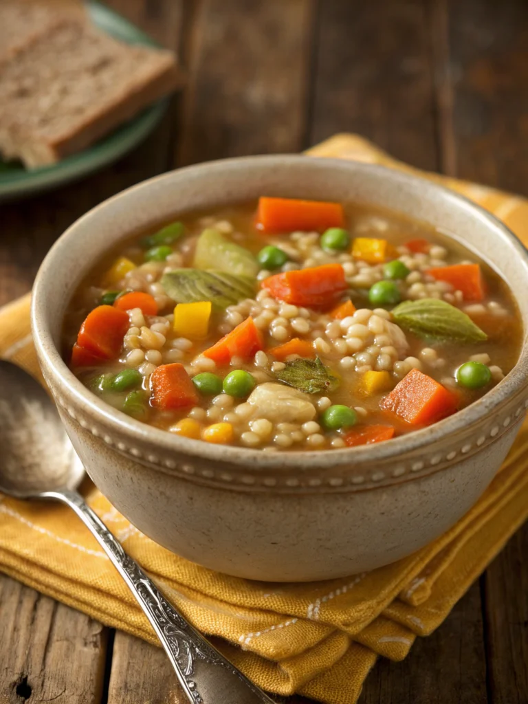 Hearty Barley Vegetable Soup Hearty Barley Vegetable Soup