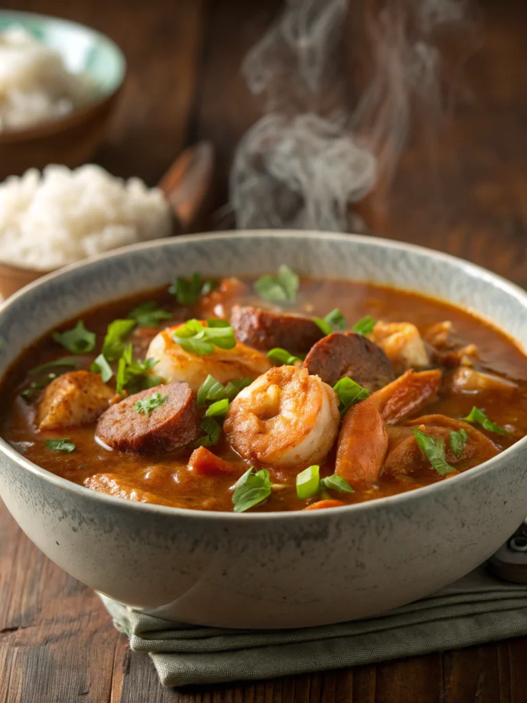 Cajun Seafood Gumbo-Style Soup Cajun Seafood Gumbo-Style Soup