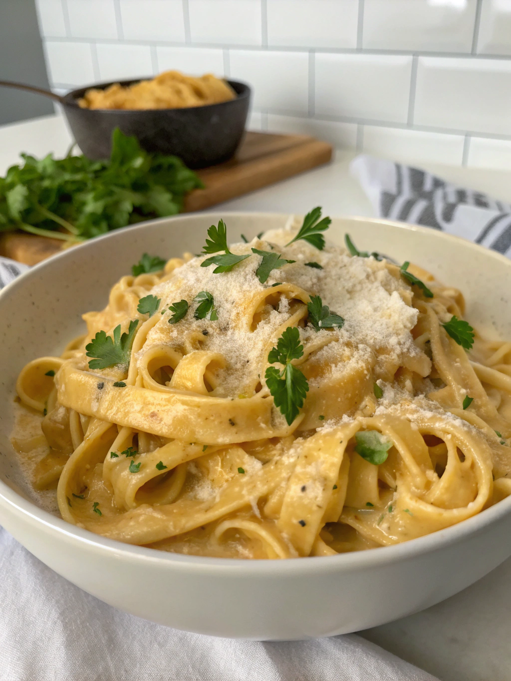 Creamy Fettuccine Alfredo