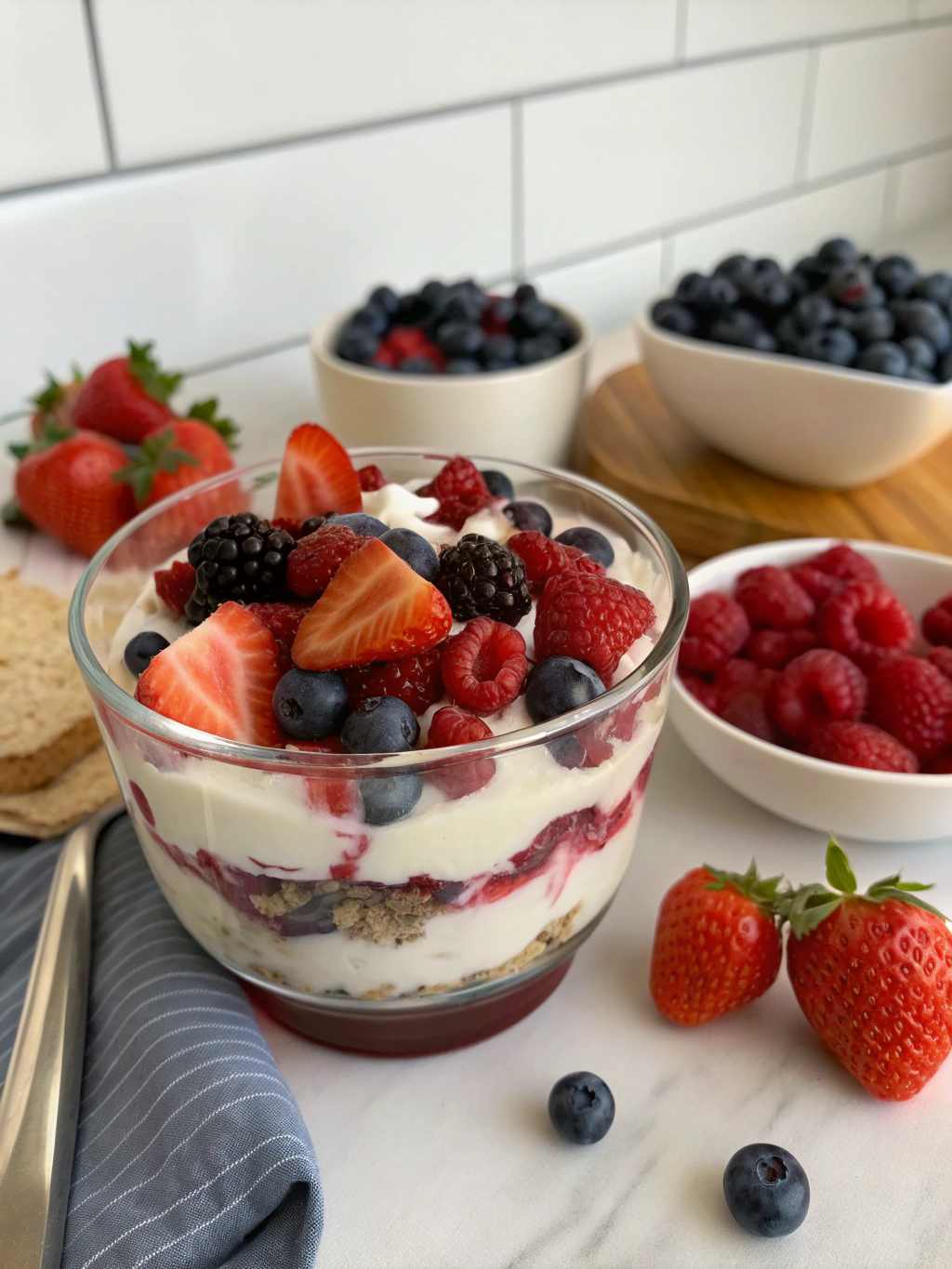Thermomix Berry Yogurt Parfait