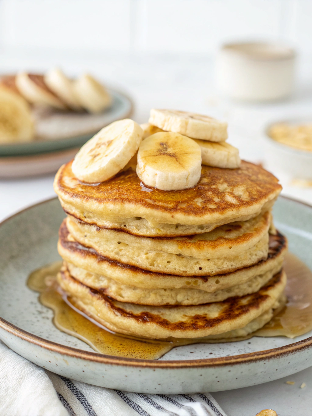 Thermomix Banana Protein Pancakes
