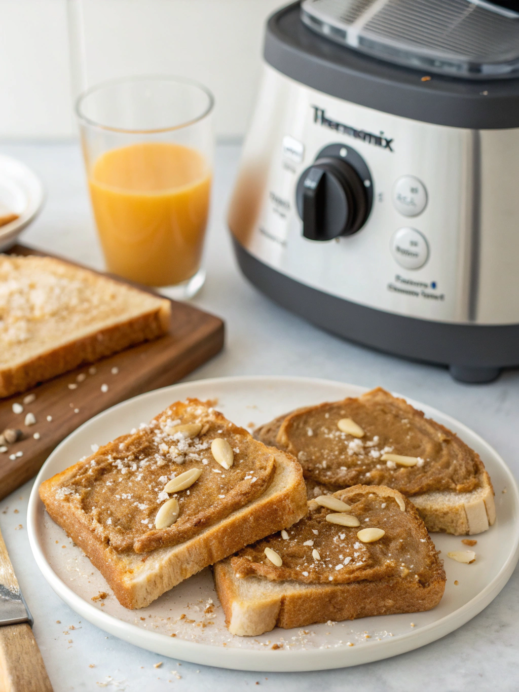 Thermomix Almond Butter Toast