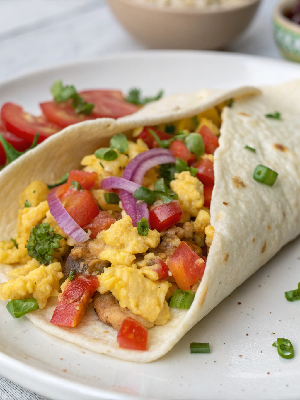 Thermomix Breakfast Burrito Filling