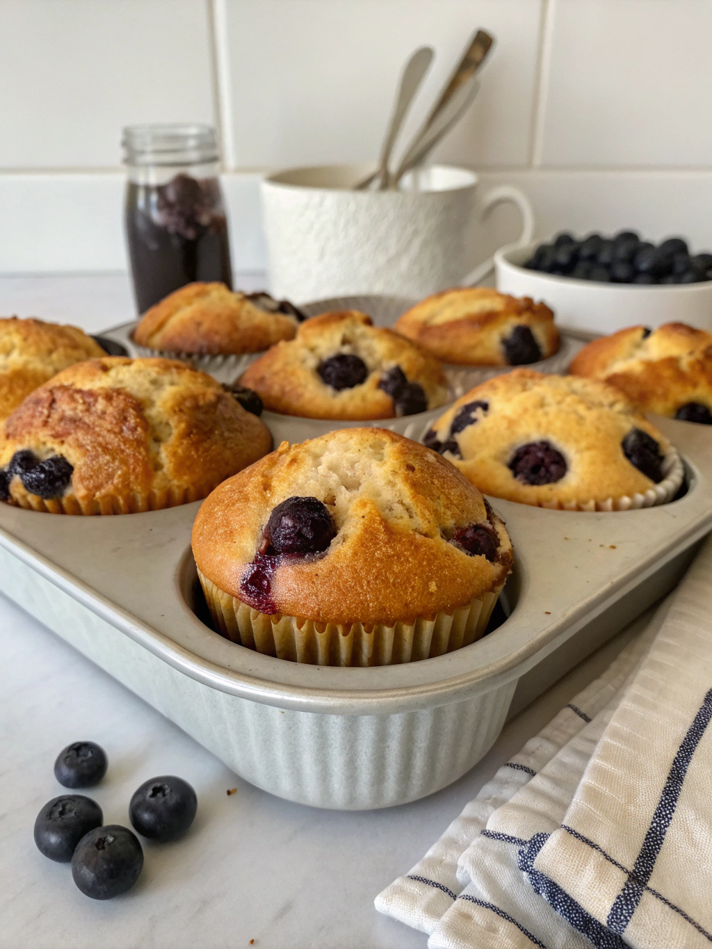 Thermomix Blueberry Muffins