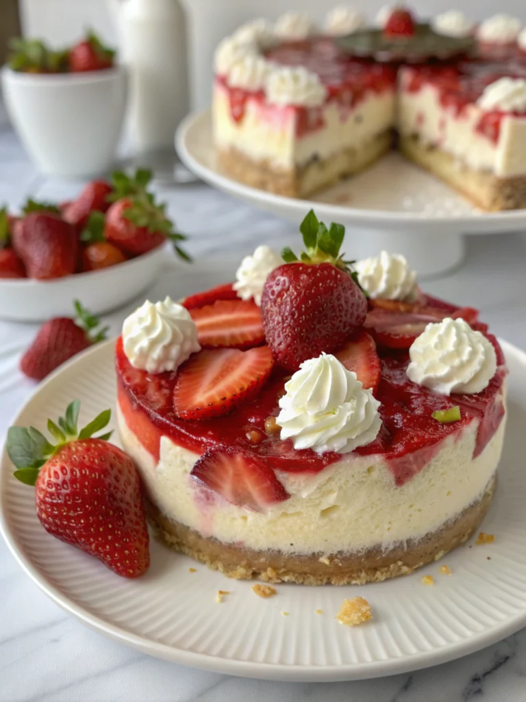 Strawberry Shortcake Cheesecake Strawberry Shortcake Cheesecake