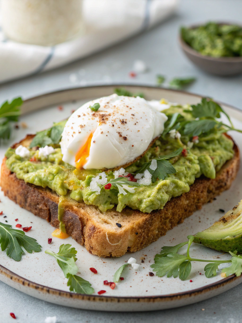 Thermomix Avocado Egg Toast