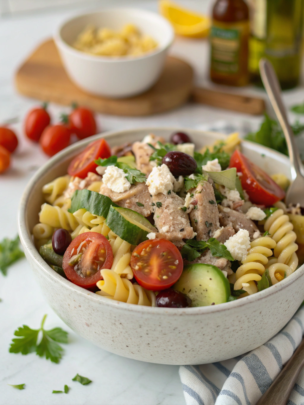 Thermomix Tuna Pasta Salad