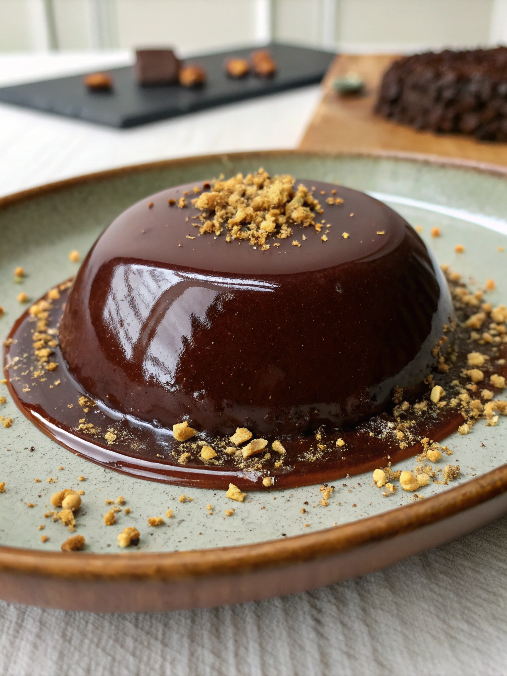 Dark Chocolate Ganache Dome