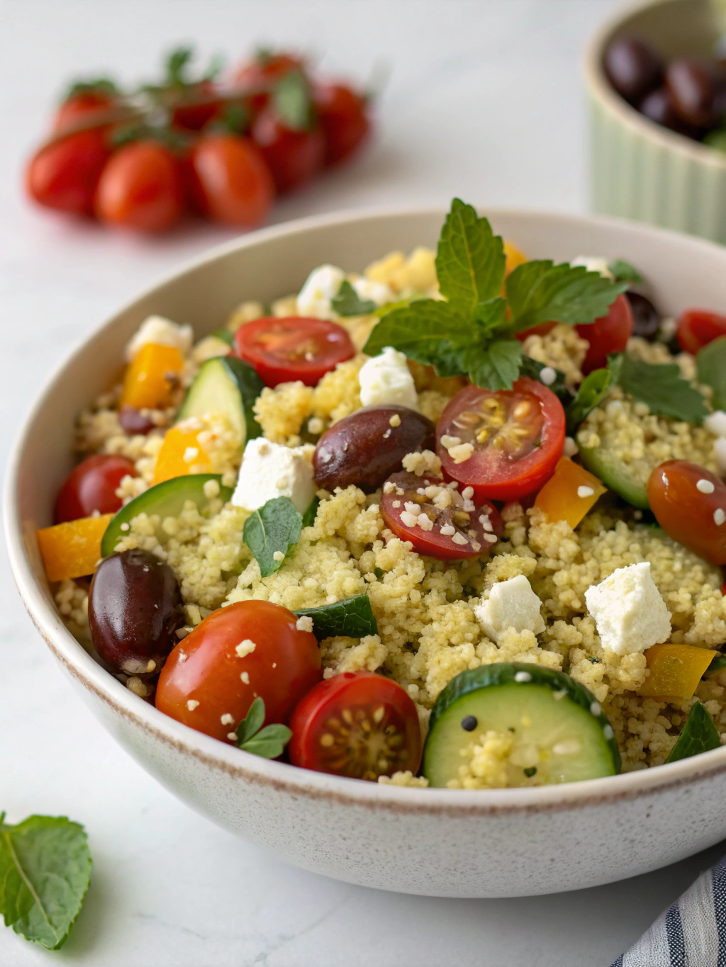 Thermomix Greek Couscous Salad