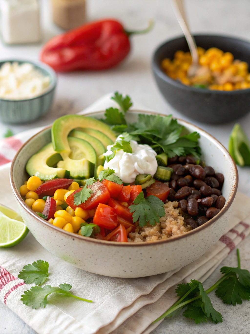 Thermomix Veggie Burrito Bowl