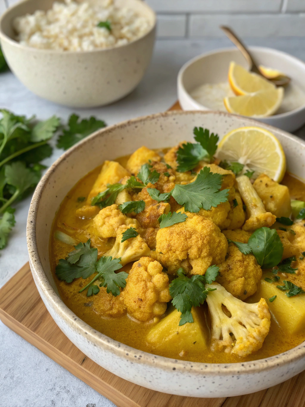 Thermomix Cauliflower Curry