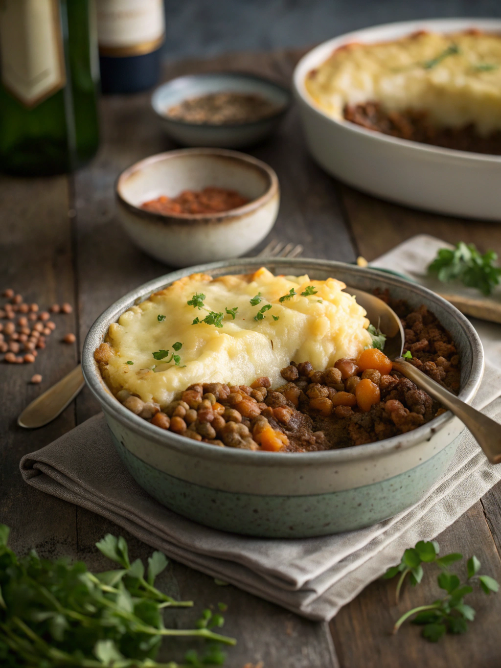 Thermomix Lentil Shepherd’s Pie