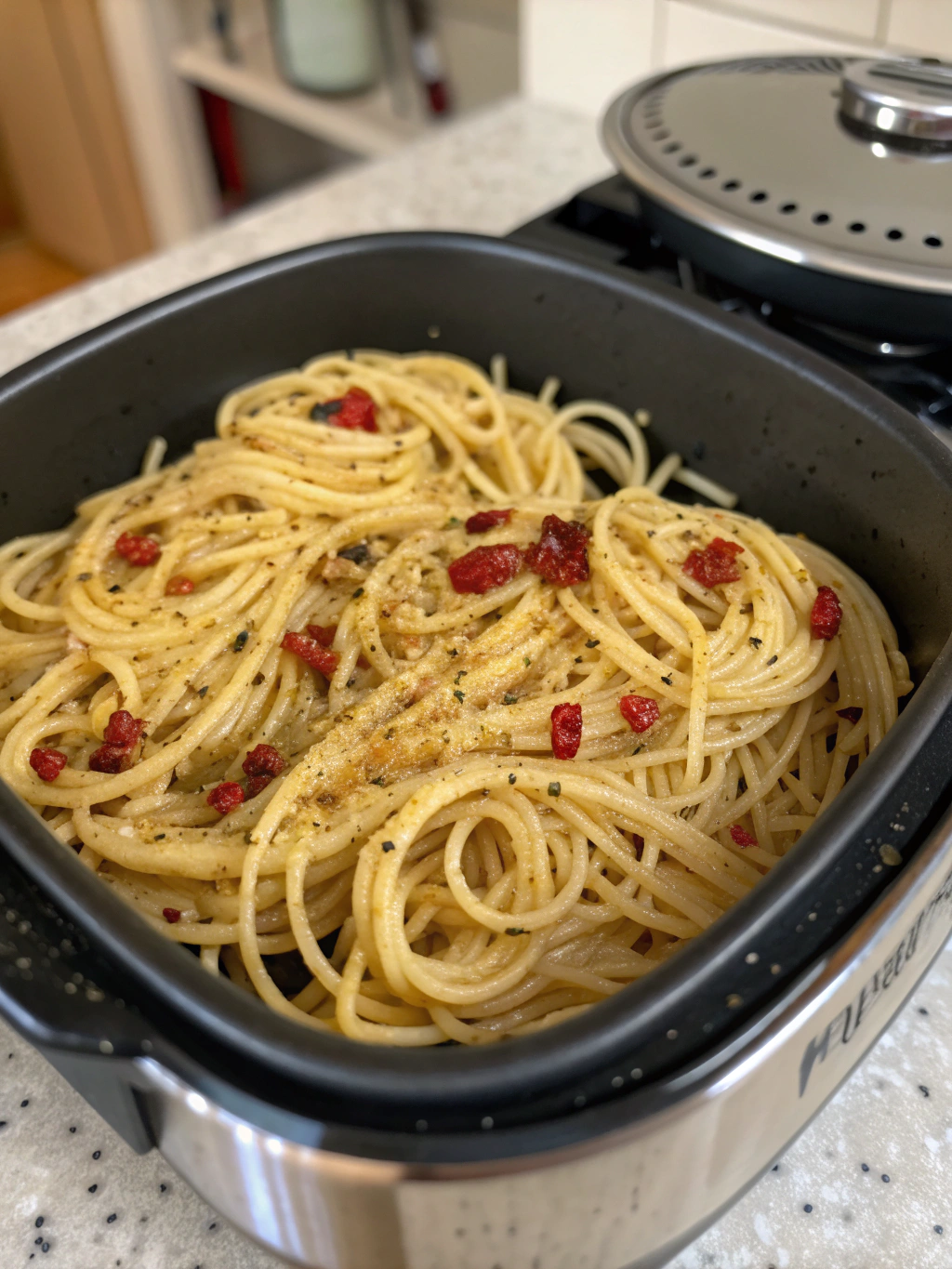 Thermomix Spaghetti Aglio e Olio