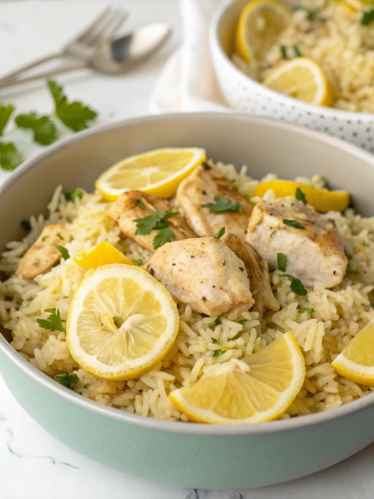 Thermomix Lemon Chicken Rice Thermomix Lemon Chicken Rice