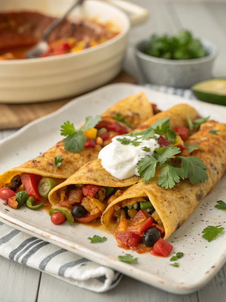 Thermomix Veggie Enchiladas