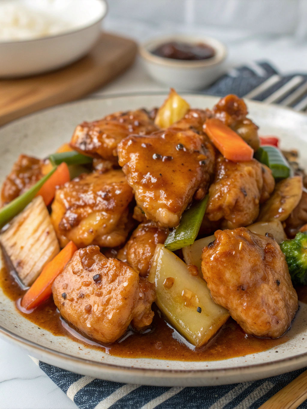 Thermomix Honey Garlic Chicken