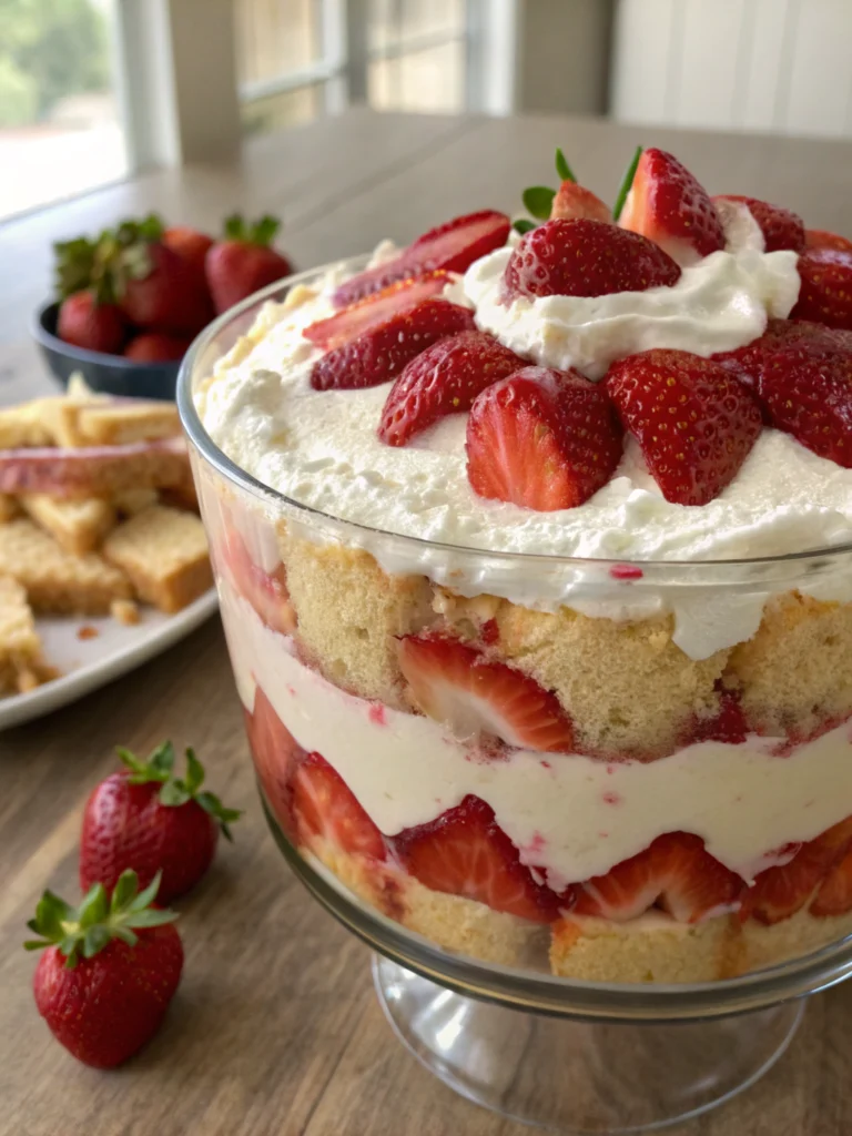 Strawberry Shortcake Trifle Strawberry Shortcake Trifle