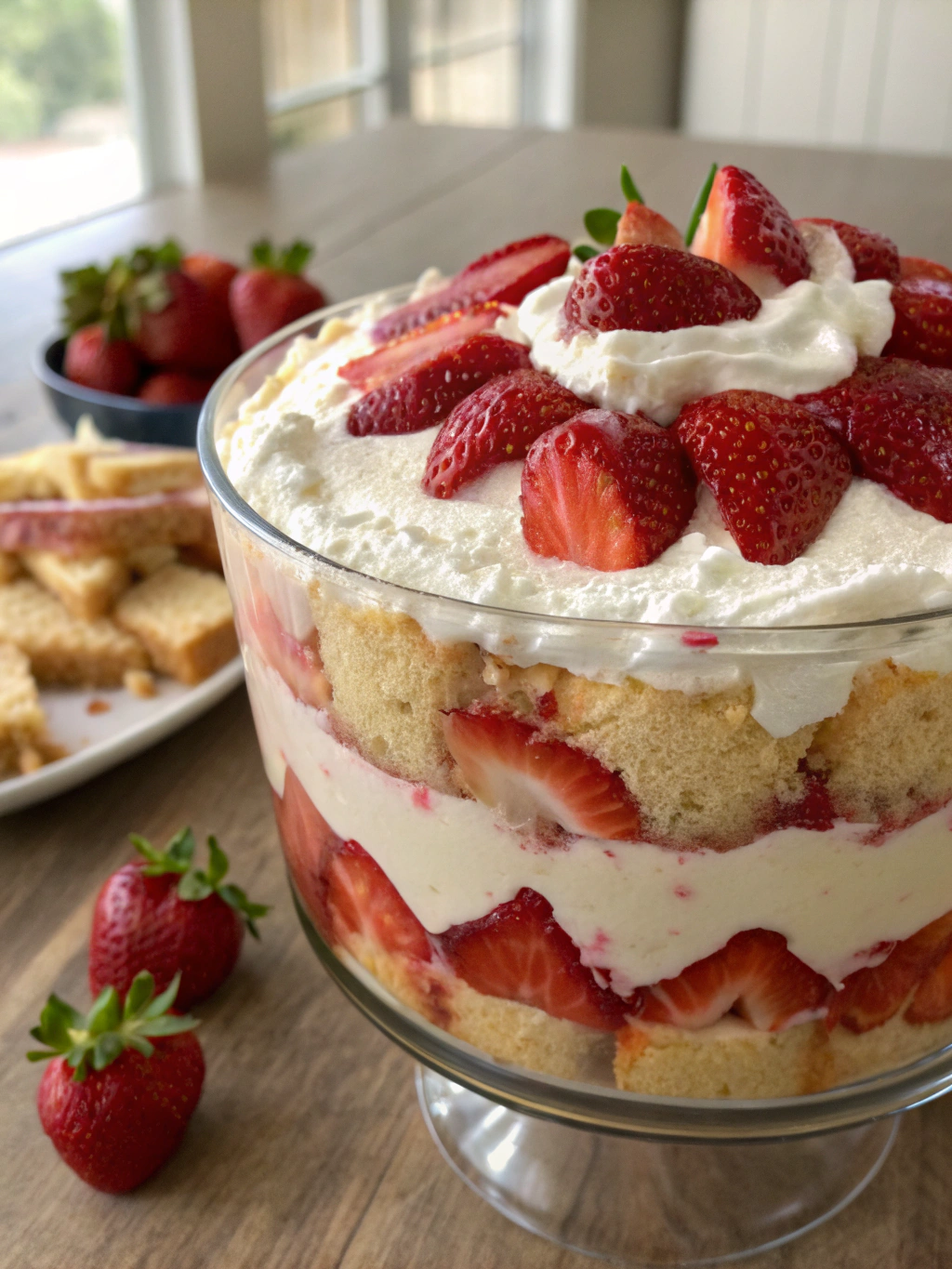 Strawberry Shortcake Trifle