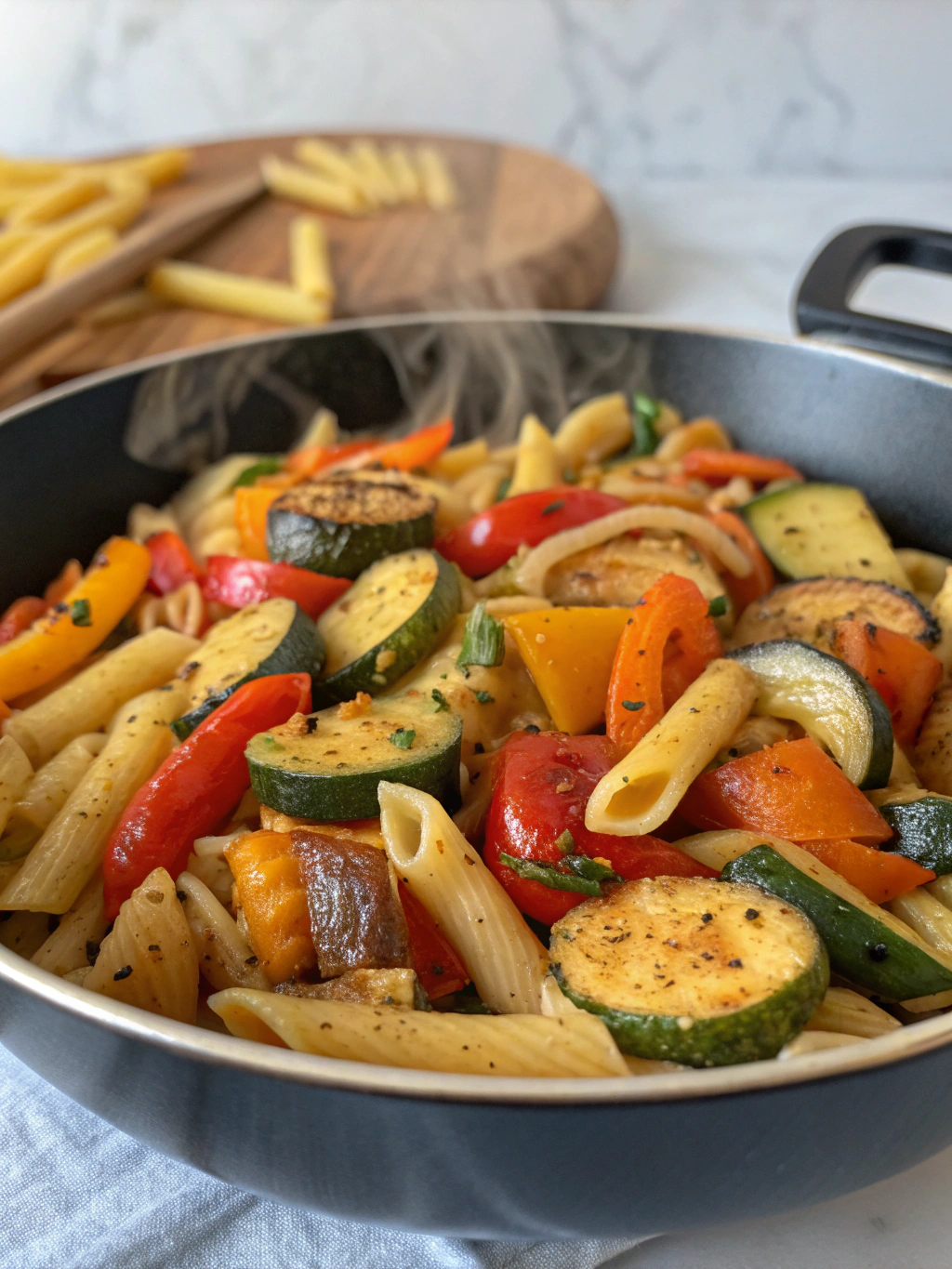 Thermomix Roasted Veggie Pasta