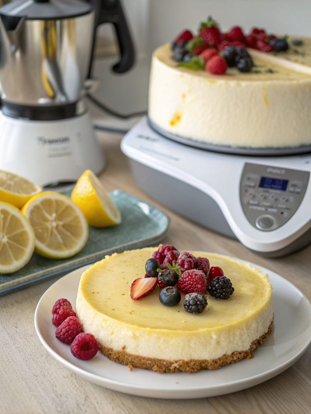 Thermomix Lemon Cheesecake