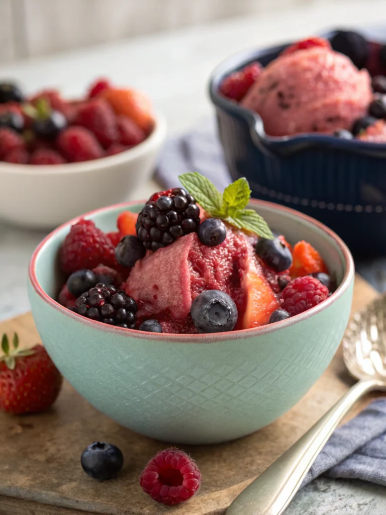 Thermomix Berry Sorbet
