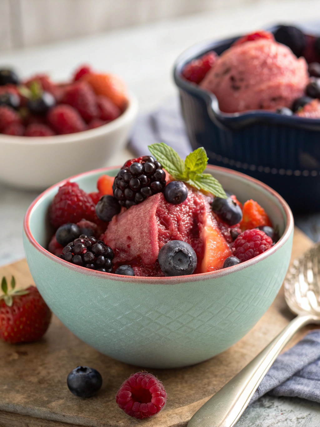 Thermomix Berry Sorbet