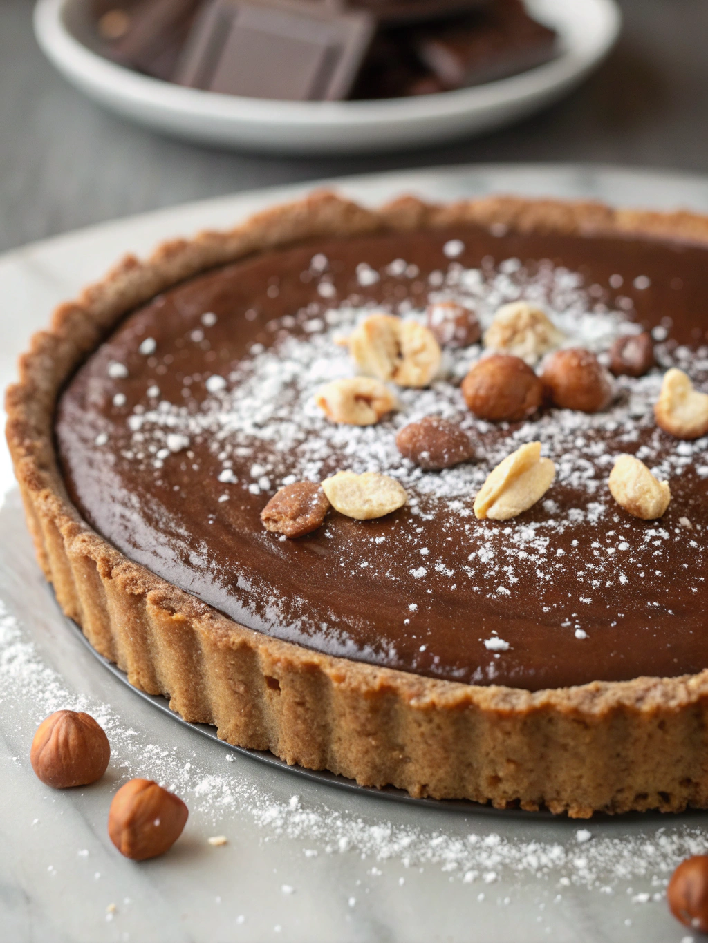 Chocolate Hazelnut Tart