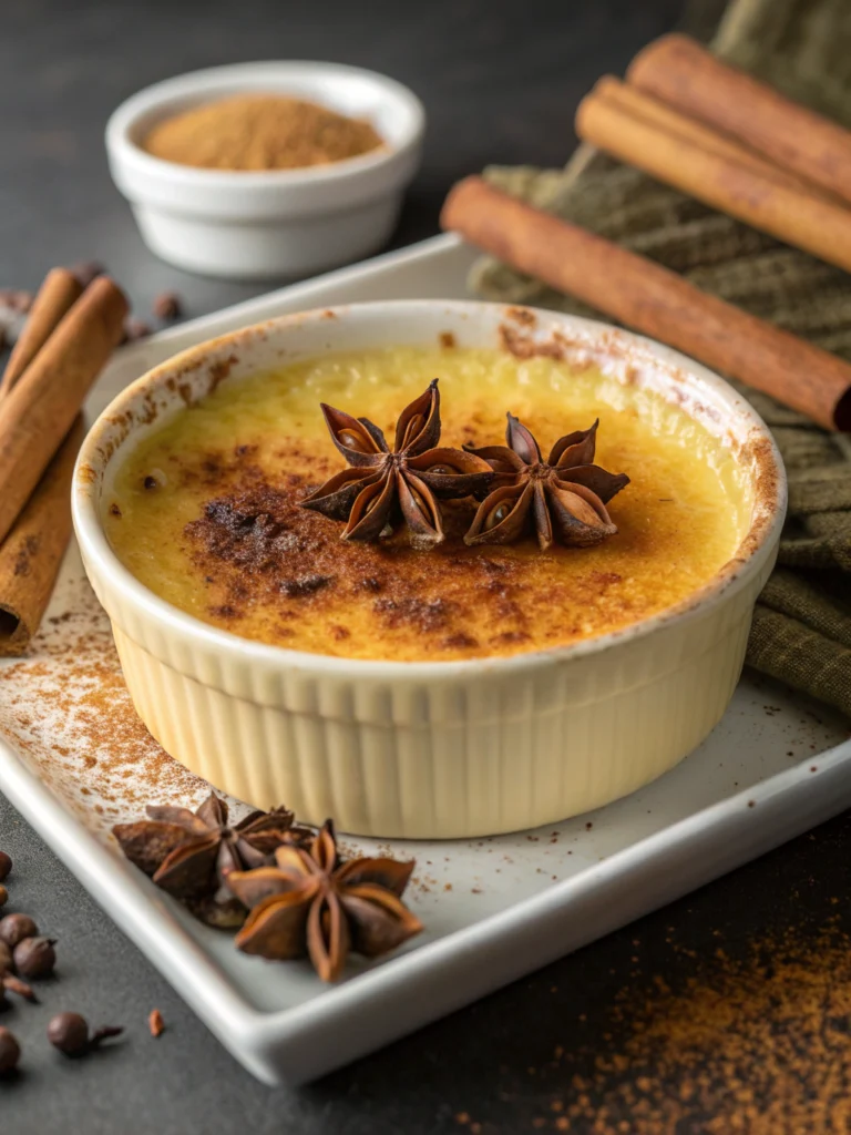 Chai Spiced Crème Brûlée