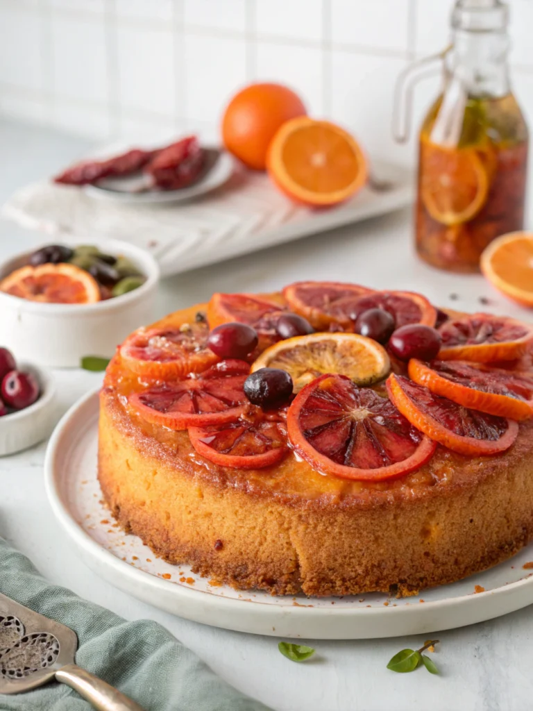 Blood Orange Olive Oil Cake