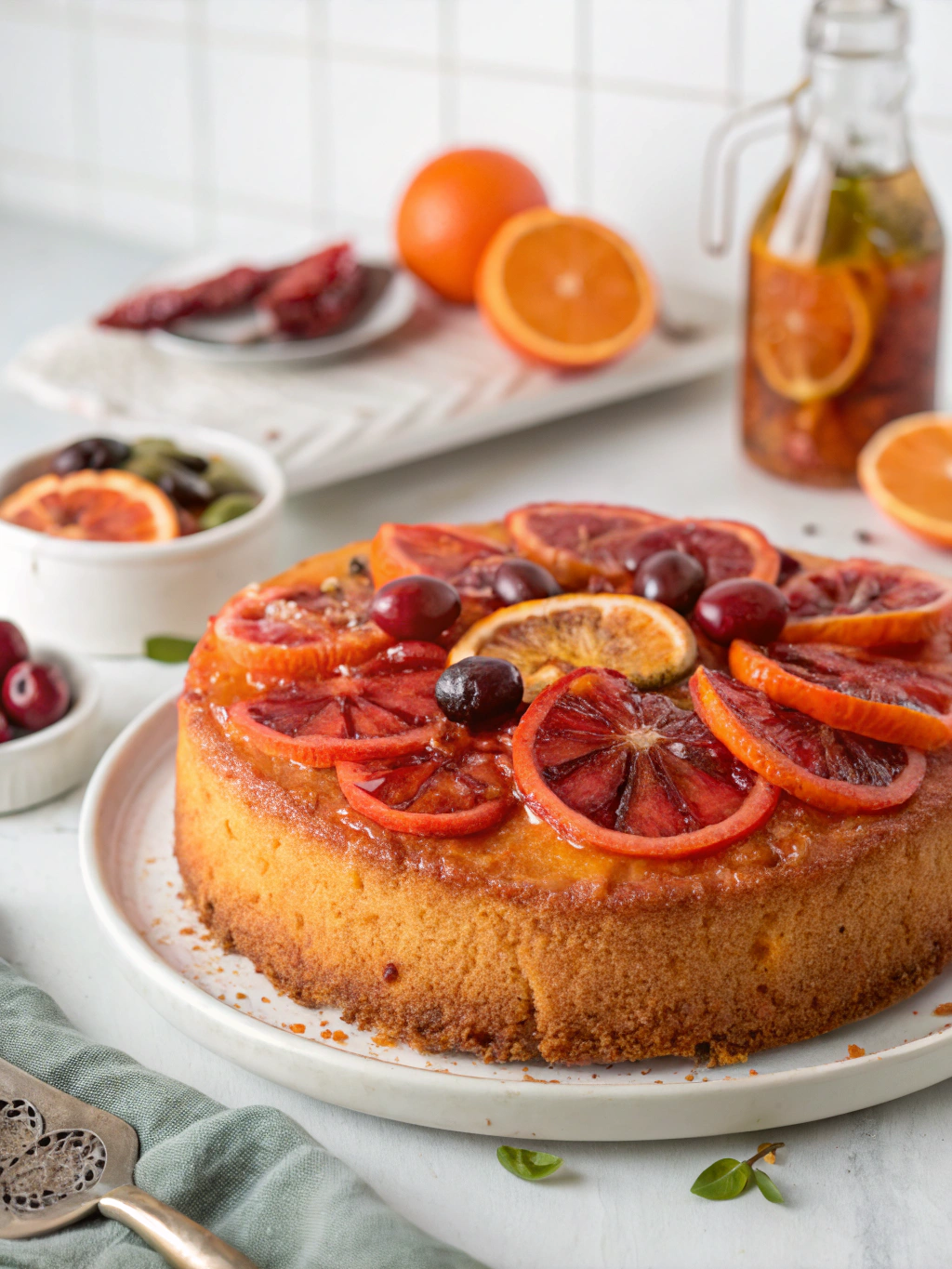 Blood Orange Olive Oil Cake