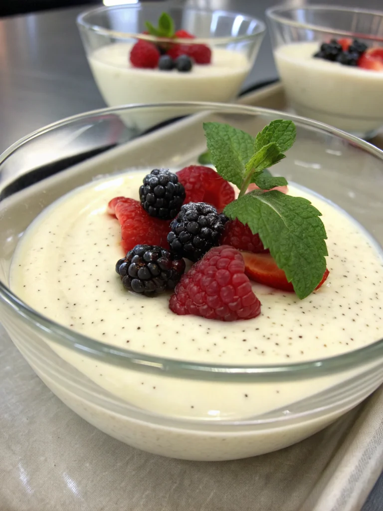 Vanilla Bean Panna Cotta Vanilla Bean Panna Cotta