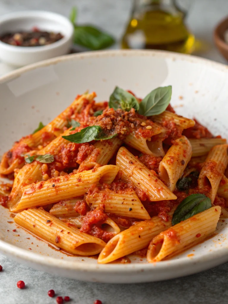Spicy Penne Arrabbiata Spicy Penne Arrabbiata