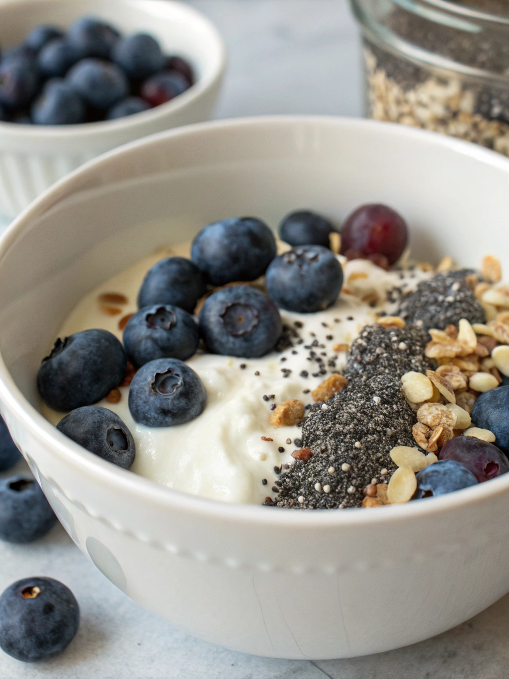 Blueberry Chia Breakfast Jar