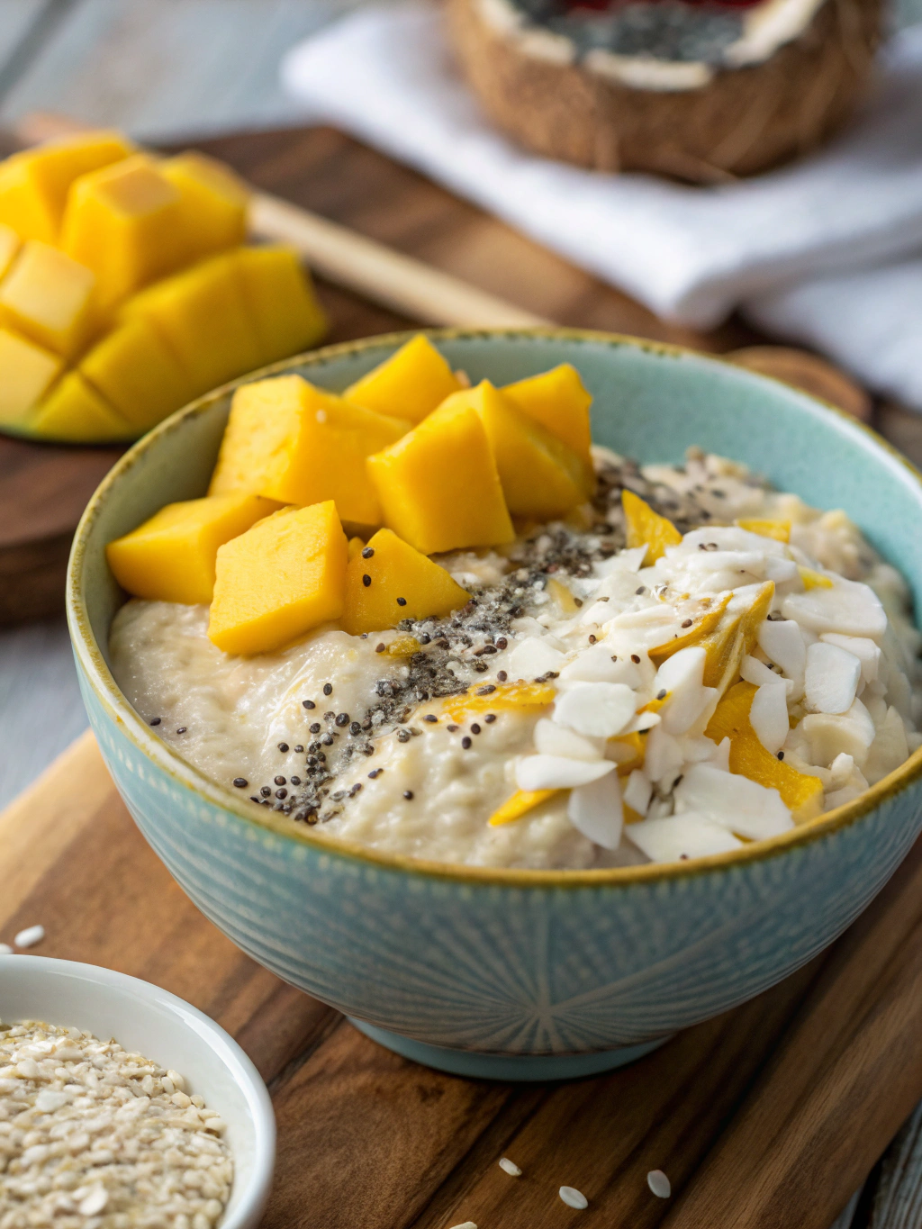 Mango Coconut Overnight Oats