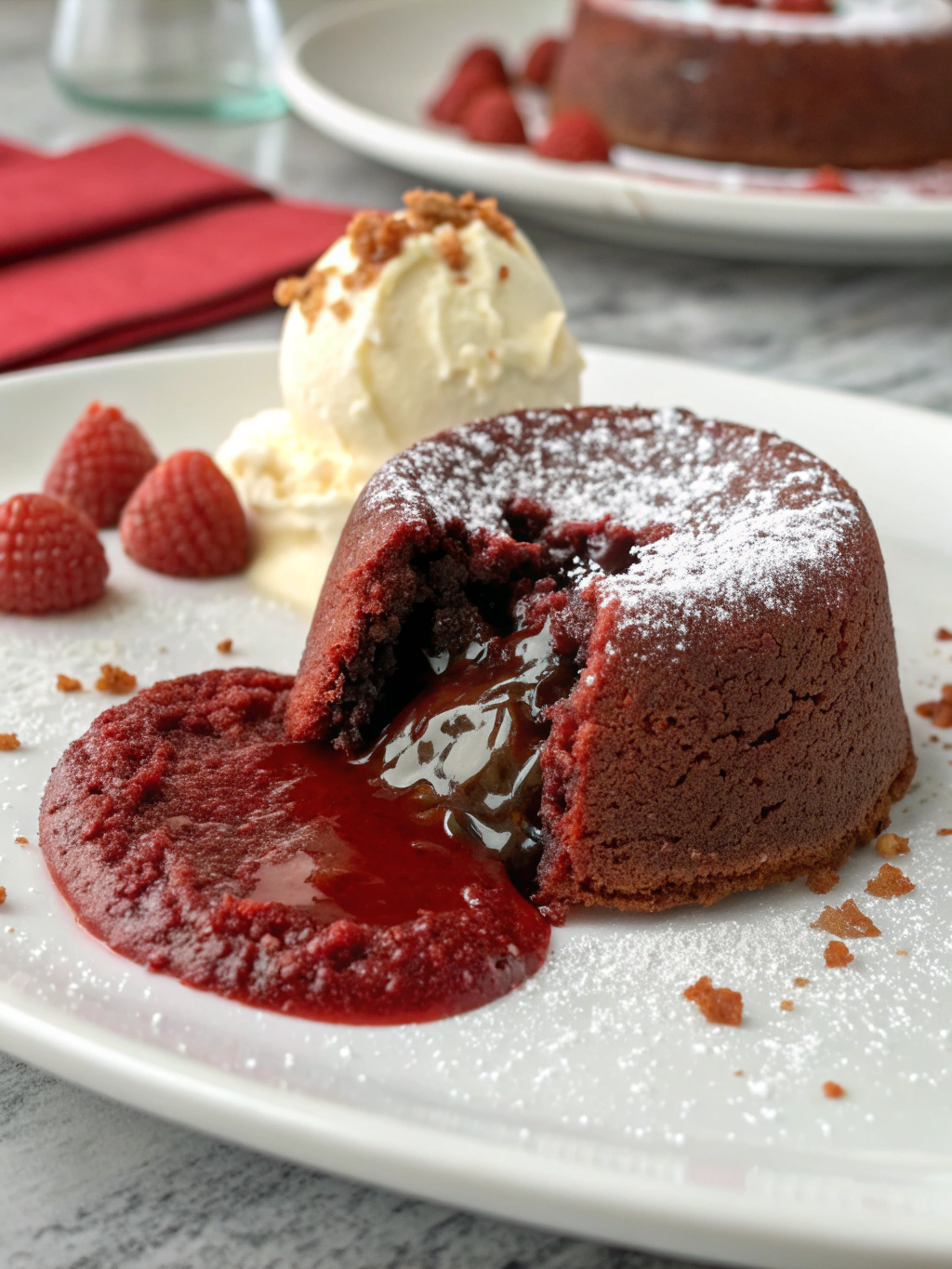 Red Velvet Lava Cake