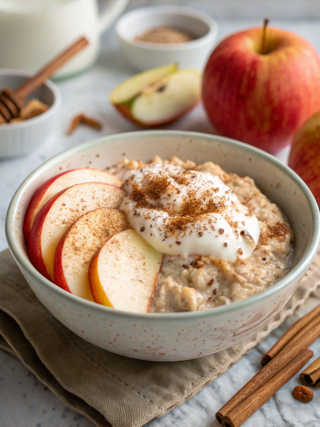 Cinnamon Apple Overnight Oats