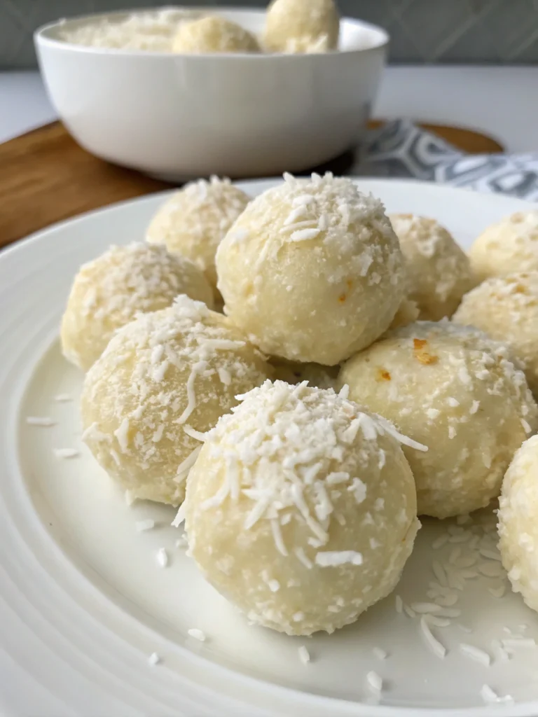 Coconut Vanilla Bliss Balls