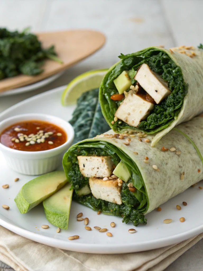 Tofu & Kale Breakfast Wrap