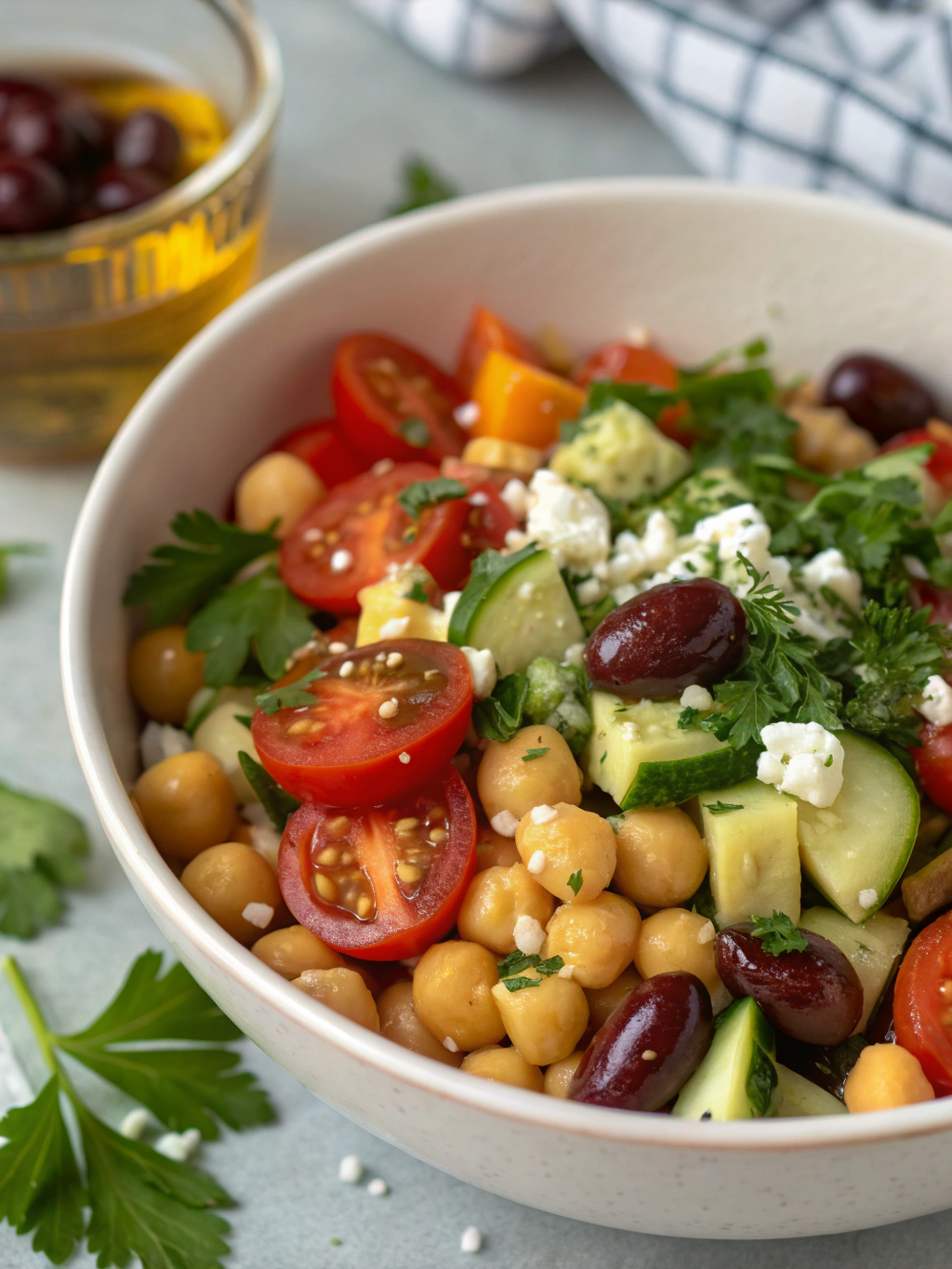 Mediterranean Chickpea Salad